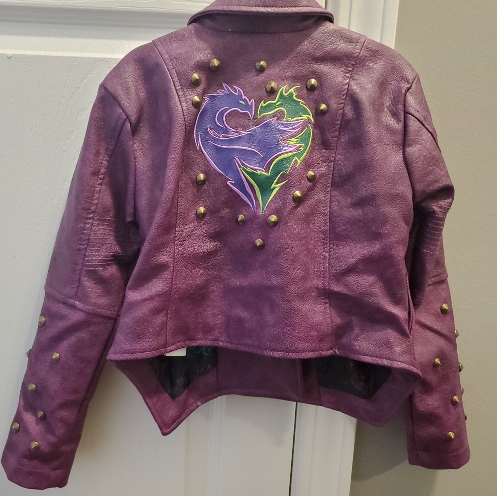 Girls leather Disney Descendants Jacket